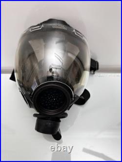 MSA Millennium MEDIUM Full Face Gas Mask WithClear Lens Outsert