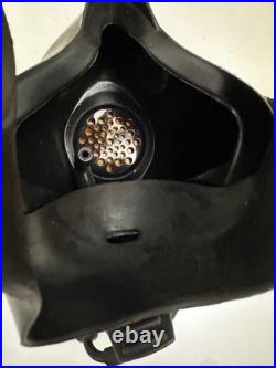 MSA Millennium MEDIUM Full Face Gas Mask WithClear Lens Outsert