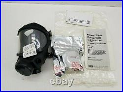 MSA Phalanx Police/Military Gas Mask with Riot Ccarrier and filter Sz medium