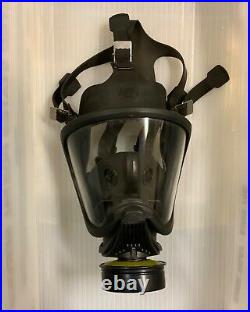 MSA Ultra Elite 40mm Riot Control Gas Mask Excellent Condition Size Large