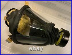 MSA Ultra Elite 40mm Riot Control Gas Mask Excellent Condition Size Small