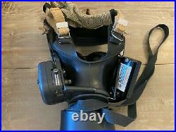 MSA Ultra Elite Fire Fighter/Gas Mask Size Medium Excellent Condition