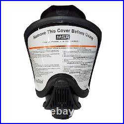 MSA Ultra Elite Gas Mask APR facepiece withRubber head harness Small