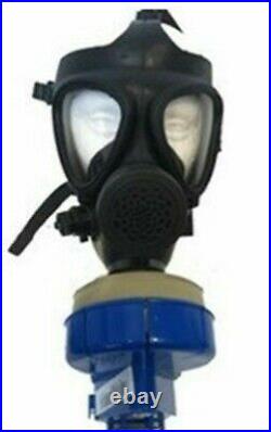 M-15 Gas Mask with Nato Filter and Air Supply Unit