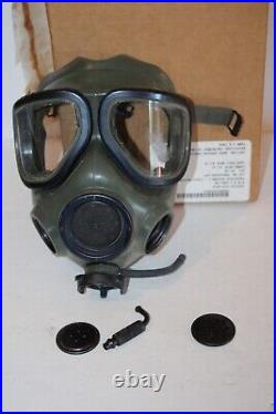 M 40 Mil-Spec Gas Mask Facepiece Assembly Surplus Size Medium Parts