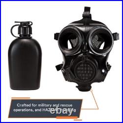 M Full Face Respirator Mask CBRN Gas Mask, Chemical Respirator (Medium)