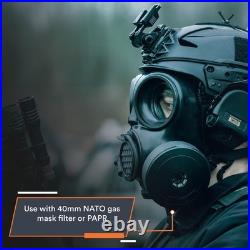 M Full Face Respirator Mask CBRN Gas Mask, Chemical Respirator (Medium)