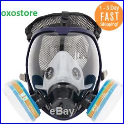 Máscara de Gas de Respirador cara completa a prueba Fuego y Pesticidas