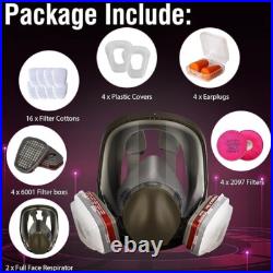 Máscara de respiración facial completa Máscaras de gas de supervivencia NEW US