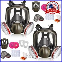 Máscara de respiración facial completa Máscaras de gas de supervivencia NEW US