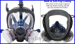 Máscara de respirador de cara completa máscara de gas protege contra gases. Neuvo
