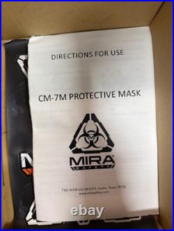 Medium MIRA Safety CM-7M Military Police CBRN Gas Mask with Canteen