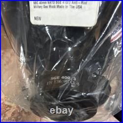 Mestel Safety SGE 400/3 Full Face Mask Military Gas Mask Respirator, NBC 40mm