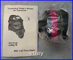 Micronel Safety M-95 Gas Mask with Sealed (Expired) Filter, Canteen, Manual