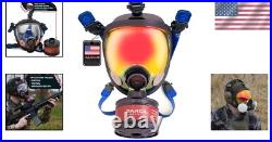 Mil-Spec ST-100X Full Face Respirator with Comfortable 5-Point Harness System
