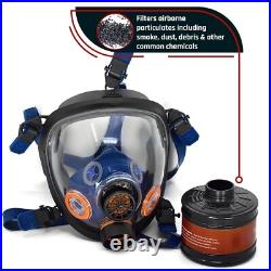 Mil-Spec ST-100X Full Face Respirator with Comfortable 5-Point Harness System