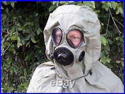 Military 40mm NATO Gas Mask withDrink Port, Hood, Pouch & NBC/CBRN Filter Exp 2022