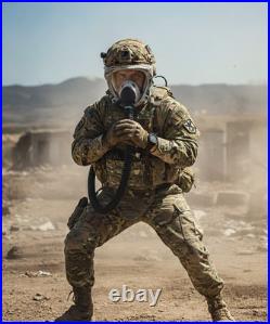 Military Grade Tactical Respirator NBC Protective Hood Kit + Blower & Filter
