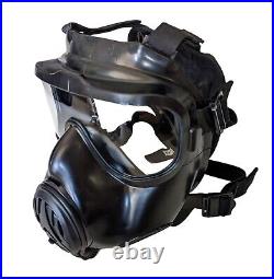 Military NATO K10 CBRN Chemical Gas Mask Respirator & 1 NBC Filter & Clear Visor