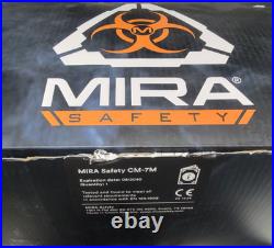 Mira Safety CM-7M Military CBRN Gas Mask New Unused with Canteen