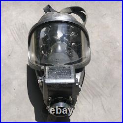 Msa Ultravue Gas Mask 457126 Medium With ESP Mask Communication System