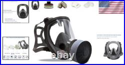 Multicolor Full Face Respirator with 40mm Filter