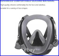 Multicolor Full Face Respirator with 40mm Filter