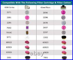 Multicolor Full Face Respirator with 40mm Filter