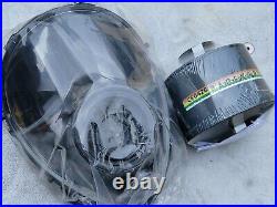 NATO 40mm Premium 2023 Gas Mask withTactical Pouch & NBC/CBRN Filter 2027 NIB