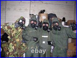 NATO MOPP Military Bio-Chemical Warfare Suit complete with Gas Mask Respirator