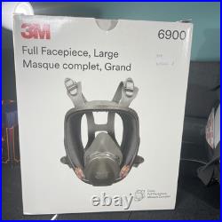 NEW 3M 6900 Full Face Respirator Large with Filters