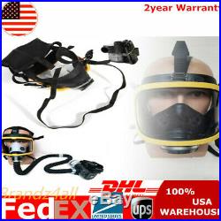 NEW Constant Flow Air Supplied Fresh Air Respirator System Full Face Gas Mask US