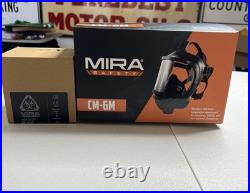 NEW MIRA SAFETY TACTICAL GAS MASK CM-6M FULL FACE RESPIRATOR with CANTEEN