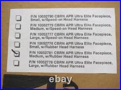 NEW MSA Full Face Ultra Elite CBRN Mask 5-point Head Harness Medium P/N 1005278