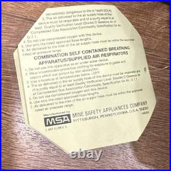 NEW MSA Gas Mask Facepiece, Ultravue & Ultra Elite Full Facepiece Respirator