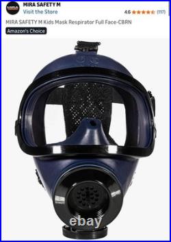 NEW Mira Safety MD-1 Gas Mask Child size M Gas Mask, Emergency Respirator