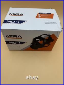 NEW Mira Safety MD-1 Gas Mask Child size M Gas Mask, Emergency Respirator