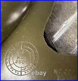 NEW (NOS) MSA M40A1/M40 Field Gas Respirator Mask Field Sz Small