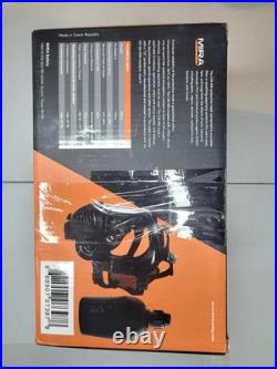 NEW OPEN BOX MIRA SAFETY TACTICAL GAS MASK CM-6M FULL FACE RESPIRATOR with CANTEEN