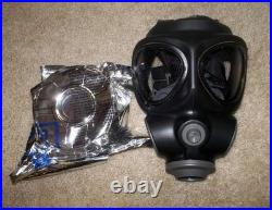 NEW Scott M95 Dual Port GAS MASK Respirator with NBC Filter sz SMALLMADE IN UK