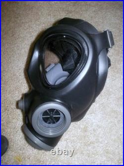 NEW Scott M95 Dual Port GAS MASK Respirator with NBC Filter sz SMALLMADE IN UK