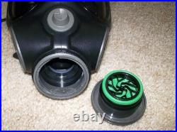 NEW Scott M95 Dual Port GAS MASK Respirator with NBC Filter sz SMALLMADE IN UK