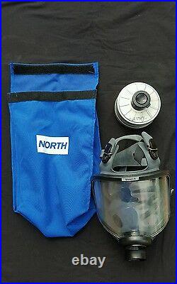 NORTH FULL FACE GAS MASK PART # 54400 series SIZE S
