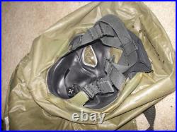 NOS Vtg M48 M43 Aviator GAS MASK Aircraft US Pilot NBC Respirator Air Blower BAG