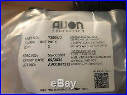 Never Used Avon C50 First Responder Kit Gas Mask Size Medium M50/JSGPM