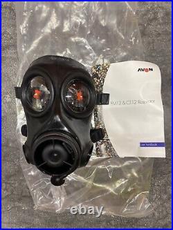 New AVON FM12 CBRN Respirator (Size 1, L)