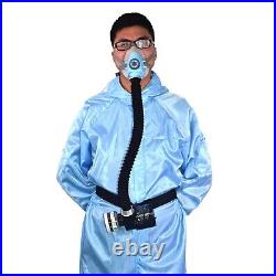New Electric Half Face Gas Mask Constant Flow Supplied Air Fed Respirator System