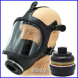 New Gas Mask Climax 731C Respirator Full Face Absorber Panoramic + Filter NATO