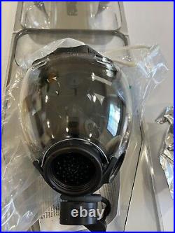 New MSA Millennium CBRN/NBC Gas Mask Clear Lens Outsert with Filter Medium