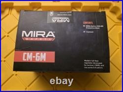 New Open Box Mira Safety Gas Mask Cm-6m Full Face Respirator